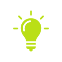 yellow lightbulb icon