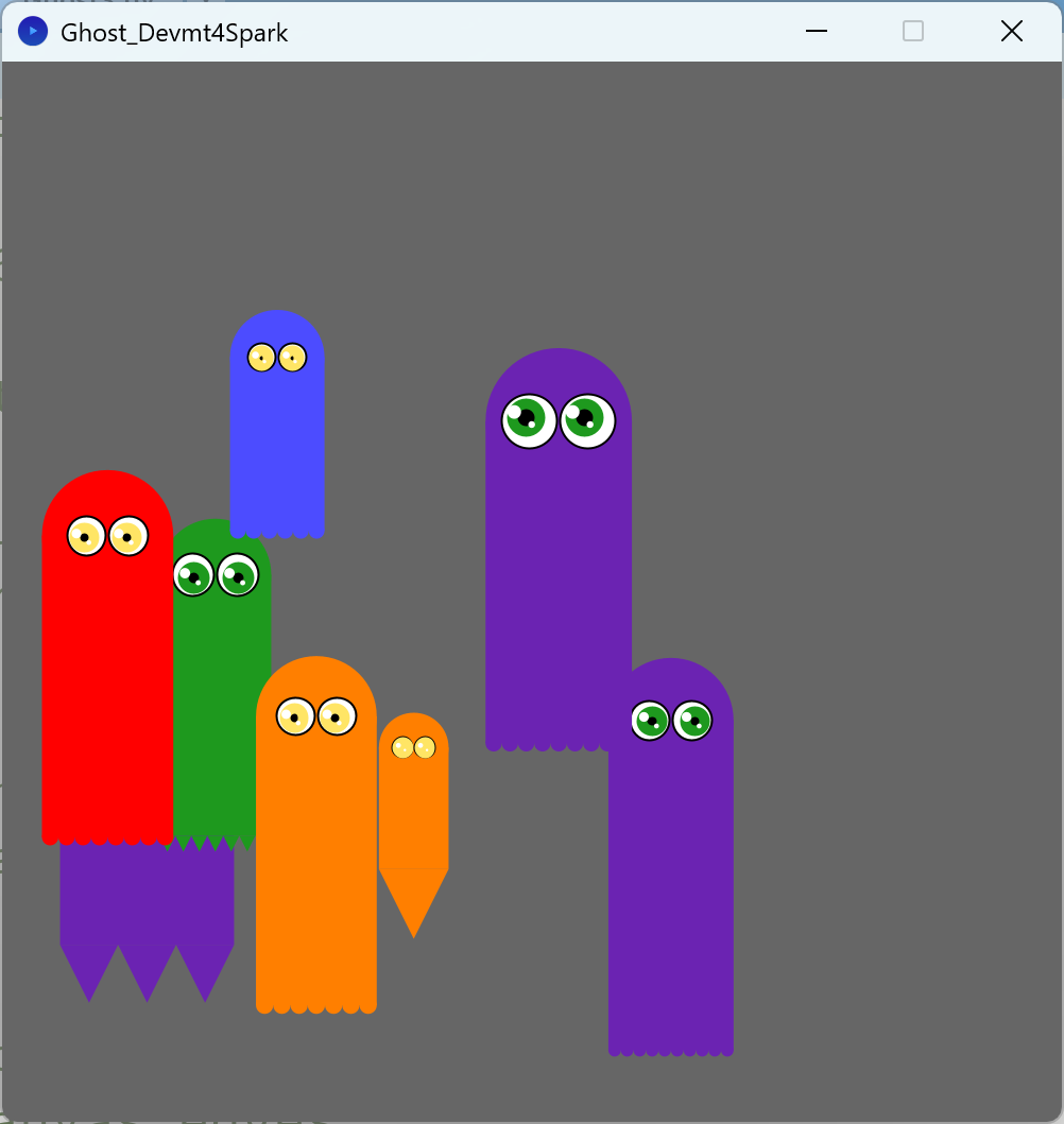 several ghosts