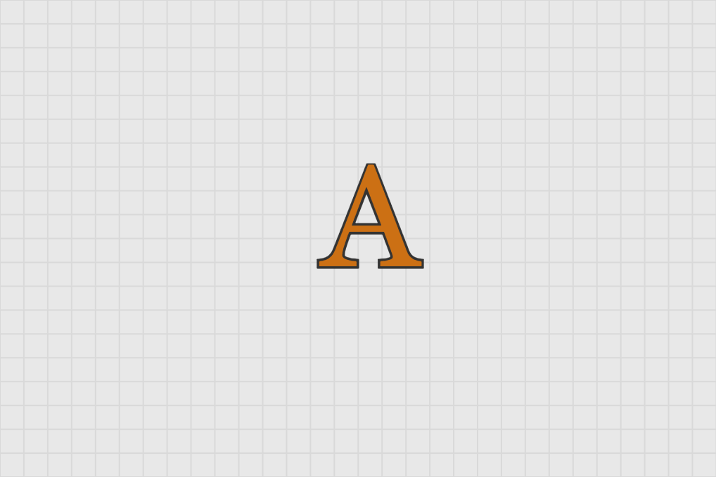 SWCharacter Designer — place, style, and animate a single typographic character
